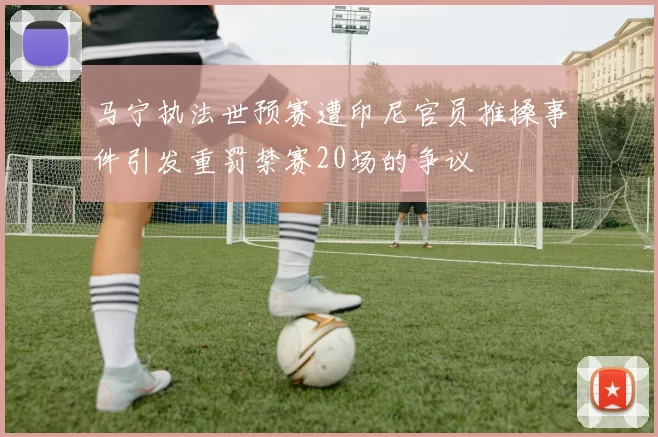 马宁执法世预赛遭印尼官员推搡事件引发重罚禁赛20场的争议